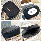 Aura Black Cross Body Bag Shoulder Bag MF Fashion